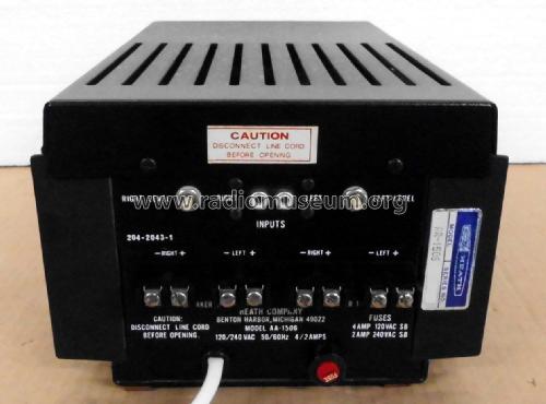Power Amplifier AA-1506; Heathkit Brand, (ID = 2467330) Ampl/Mixer