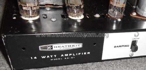 14 Watt Amplifier AA-61; Heathkit Brand, (ID = 2856958) Ampl/Mixer