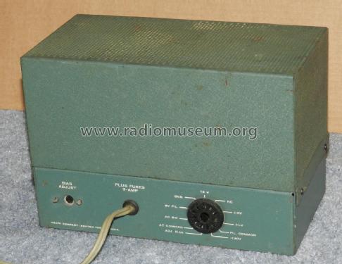 AC Power Supply HP-23; Heathkit Brand, (ID = 2734750) A-courant
