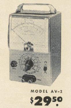 AC Voltmeter AV-2; Heathkit Brand, (ID = 126332) Equipment