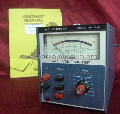 AC Voltmeter IM-5238; Heathkit Brand, (ID = 1454331) Ausrüstung