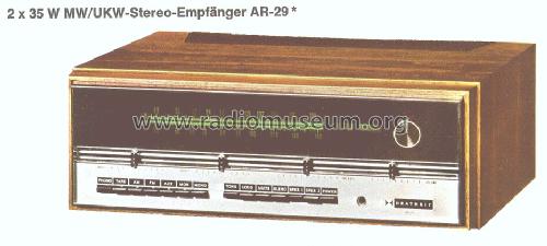 AM-FM Stereo Receiver AR-29; Heathkit Brand, (ID = 112961) Radio