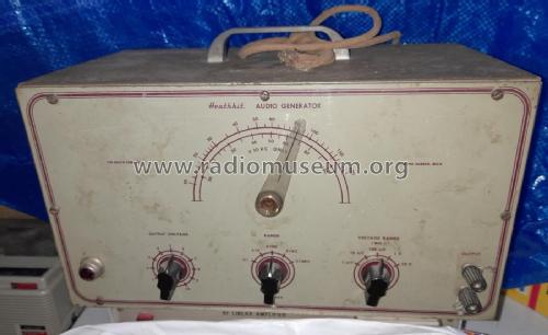 Audio Generator AG-8; Heathkit Brand, (ID = 2951919) Equipment