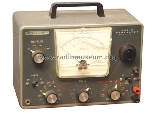 Audio Generator IG-72; Heathkit Brand, (ID = 177320) Equipment