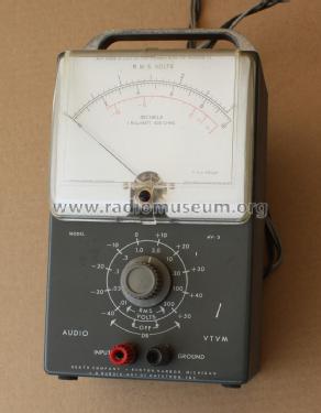 Audio VTVM AV-3; Heathkit Brand, (ID = 1860759) Equipment