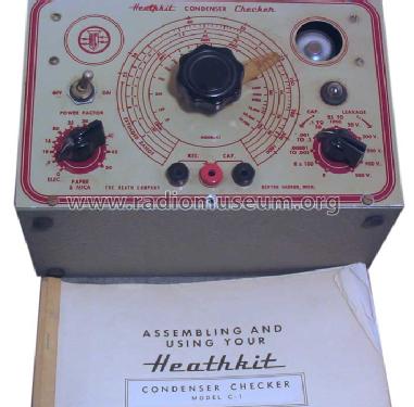 Condenser Checker C-1; Heathkit Brand, (ID = 322158) Equipment