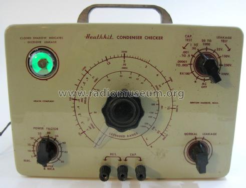Condenser Checker C-3; Heathkit Brand, (ID = 1528054) Equipment