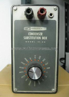 Condenser Substitution Box IN-22; Heathkit Brand, (ID = 859842) Ausrüstung