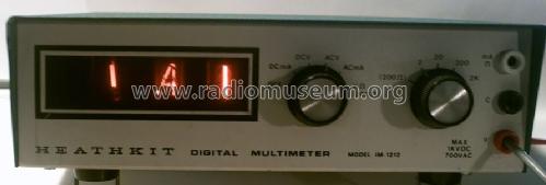 Digital Multimeter IM-1212; Heathkit Brand, (ID = 1435209) Equipment