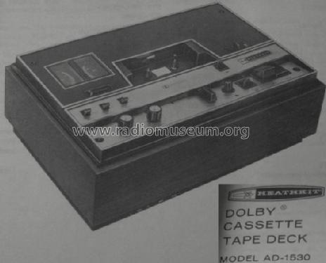 Dolby Cassette Tape Deck AD-1530; Heathkit Brand, (ID = 496477) Enrég.-R