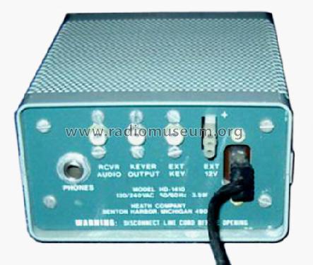 Electronic keyer HD-1410; Heathkit Brand, (ID = 157426) Morse+TTY