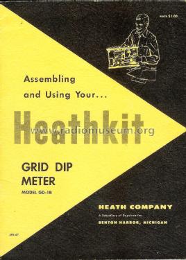 Grid Dip Meter GD-1B; Heathkit Brand, (ID = 1810691) Equipment