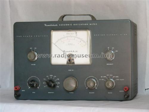 Harmonic Distortion Meter HD-1; Heathkit Brand, (ID = 317728) Equipment