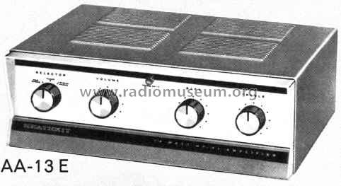 HiFi Amplifier AA-13E; Heathkit Brand, (ID = 213562) Ampl/Mixer