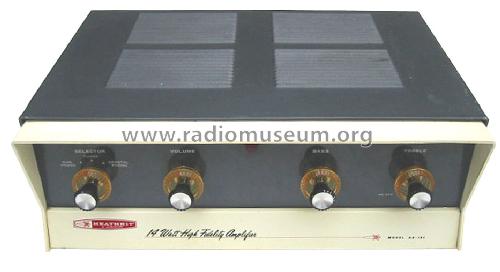 14 Watt High Fidelity Amplifier AA-161; Heathkit Brand, (ID = 485364) Ampl/Mixer