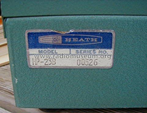 AC Power Supply HP-23B; Heathkit Brand, (ID = 452218) Power-S