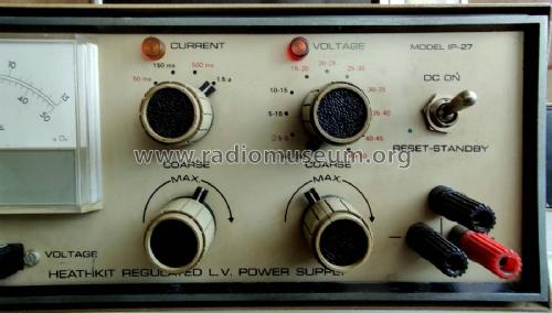 Regulated Power Supply IP-27; Heathkit Brand, (ID = 2670662) Equipment