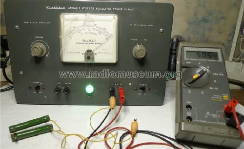 Variable Voltage Regulated Power Supply PS-3; Heathkit Brand, (ID = 1112204) Equipment