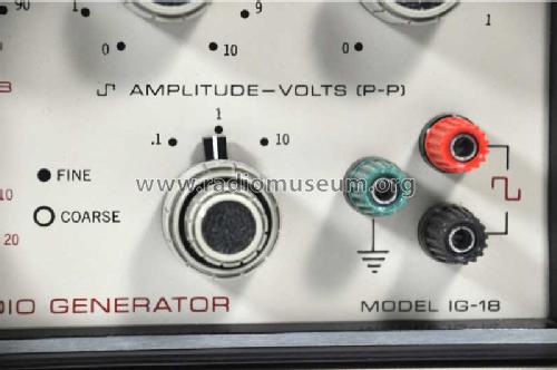 Signal Generator IG-18; Heathkit Brand, (ID = 779443) Equipment