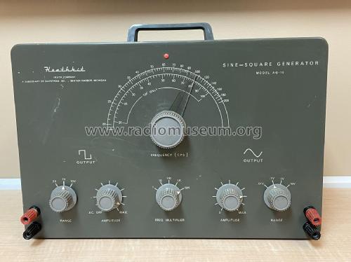 Sine Square Generator AG-10; Heathkit Brand, (ID = 3084315) Ausrüstung