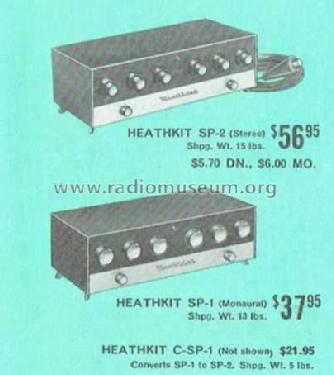 SP-1, SP-1A; Heathkit Brand, (ID = 2945953) Ampl/Mixer