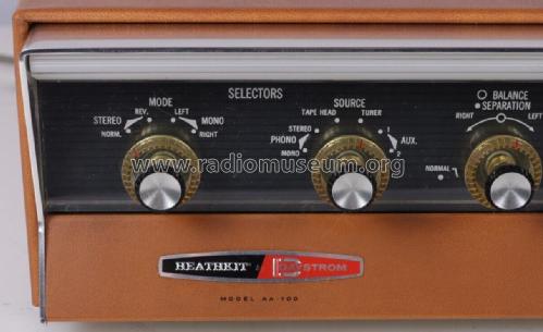 Stereo Amplifier AA-100; Heathkit Brand, (ID = 2834831) Ampl/Mixer