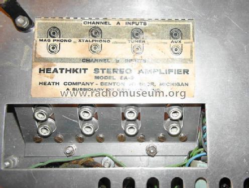 Stereo-Amplifier SA-2; Heathkit Brand, (ID = 958193) Ampl/Mixer