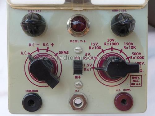 Vacuum Tube Voltmeter V-6; Heathkit Brand, (ID = 1492048) Ausrüstung