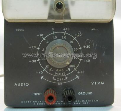 Audio VTVM AV-3; Heathkit Brand, (ID = 649317) Equipment