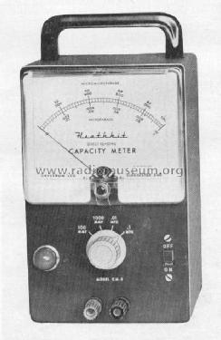 Capacitance meter CM-1U; Heathkit UK by (ID = 263347) Equipment