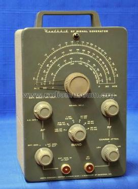 RF Signal Generator RF-1E; Heathkit UK by (ID = 945929) Equipment