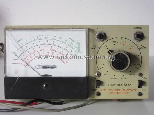 Transistor-Voltmeter IM-17G; Heathkit UK by (ID = 2397787) Equipment