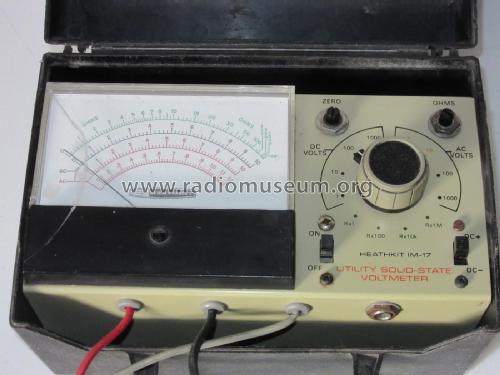 Transistor-Voltmeter IM-17G; Heathkit UK by (ID = 2397793) Ausrüstung