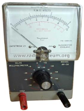 Valve Millivoltmeter AV-3U; Heathkit UK by (ID = 800499) Equipment