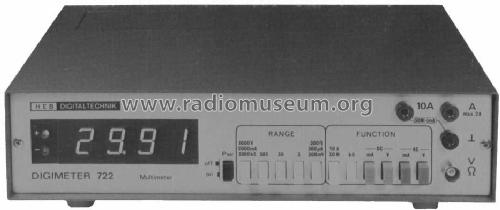 Digimeter 'Multimeter' 722; HEB Rudolf Herzog (ID = 724433) Ausrüstung