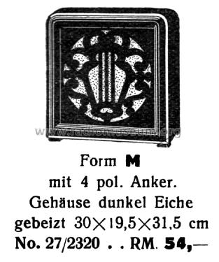 Konus-Lautsprecher Form M ; Hegra, Hekra, Marke, (ID = 1887228) Speaker-P