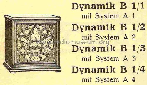 Dynamik - Gehäuselautsprecher B1/2; Hegra, Hekra, Marke, (ID = 825196) Speaker-P