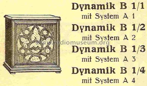 Dynamik - Gehäuselautsprecher B1/4; Hegra, Hekra, Marke, (ID = 825198) Speaker-P