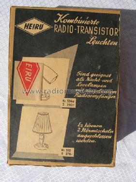 Radiolampe - Kombinierte Radio-Transistor Leuchte - Tütenschirm 502a; Heiru; Wien und (ID = 759460) Radio