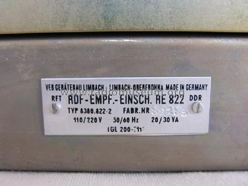 Rundfunk-Empfangs-Einschub RE822-2 - 8380.822.2; Heli Gerätebau, (ID = 1445031) Radio