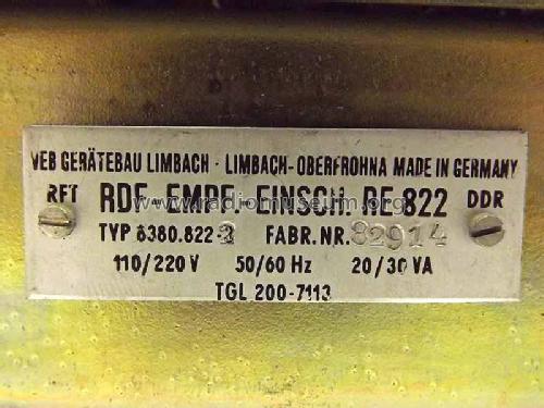 Rundfunk-Empfangs-Einschub RE822-2 - 8380.822.2; Heli Gerätebau, (ID = 1787333) Radio