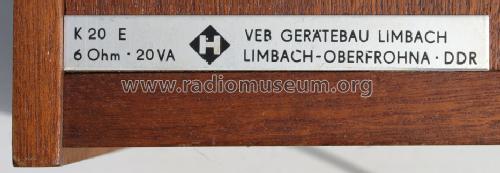 Studio-Lautsprecherbox K20E; Heli Gerätebau, (ID = 695079) Speaker-P