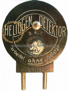 Aufsteck-Detektor 1927; Heliogen, Hermann (ID = 741793) Radio part