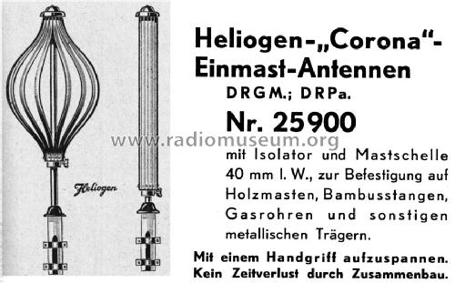 Corona-Einmast-Antenne 25900; Heliogen, Hermann (ID = 1609535) Antenne