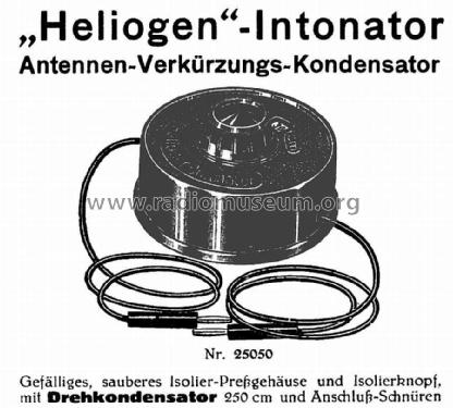 Intonator 25050; Heliogen, Hermann (ID = 745578) mod-past25