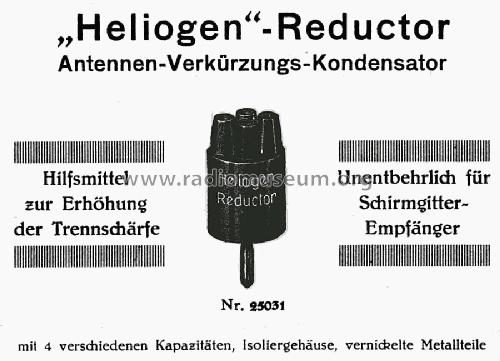 Reductor 25031; Heliogen, Hermann (ID = 745582) mod-past25