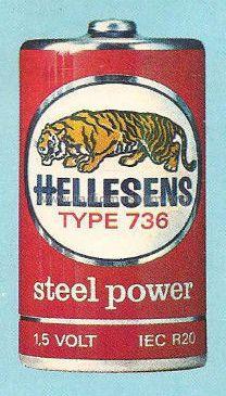 Steel Power - 1,5 Volt 736 - IEC R20; Hellesens Enke & V. (ID = 1736470) Power-S