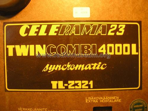 Celeston Celerama 23 twincombi 4000L syncromatic TL-2321; Oy Helvar; Helsinki (ID = 1786831) Television