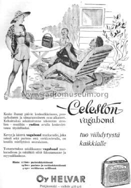 Celeston Vagabond 5562MW; Oy Helvar; Helsinki (ID = 1141720) Radio