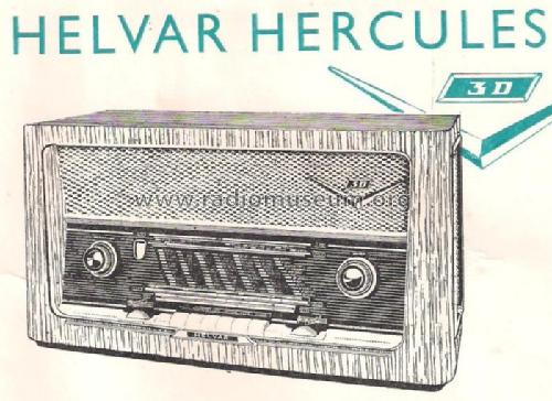 Hercules 3D ; Oy Helvar; Helsinki (ID = 1135917) Radio